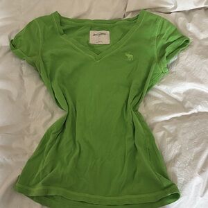 Abercrombie & Fitch Bright Green Short Sleeve Tee